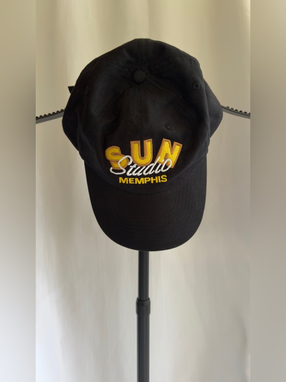 Sun Studio Memphis Embroidered Black Baseball Cap NWOT - Picture 1 of 3